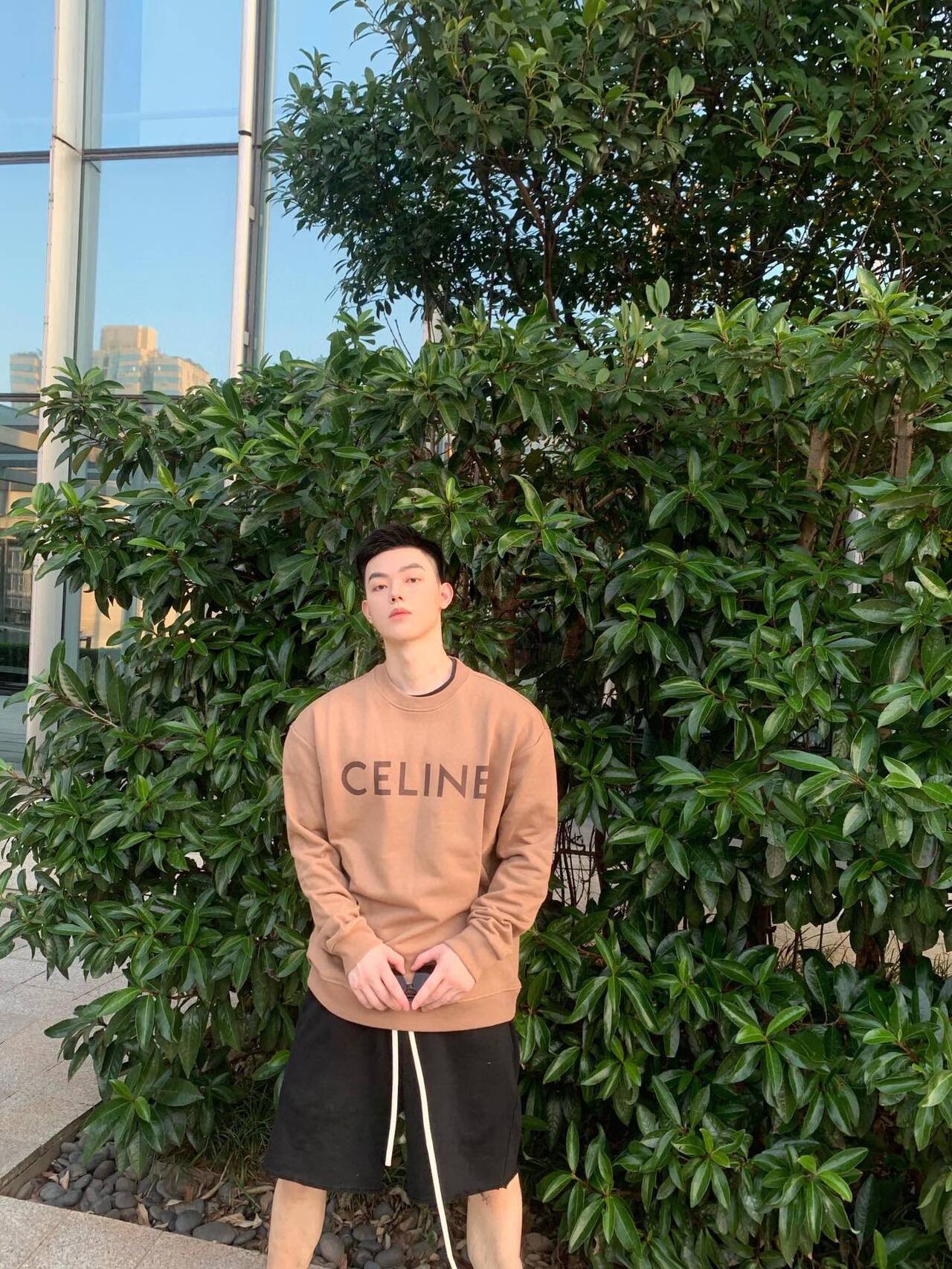  [CELINE] 셀린느 로고 스웨트 셔츠 맨투맨 티셔츠