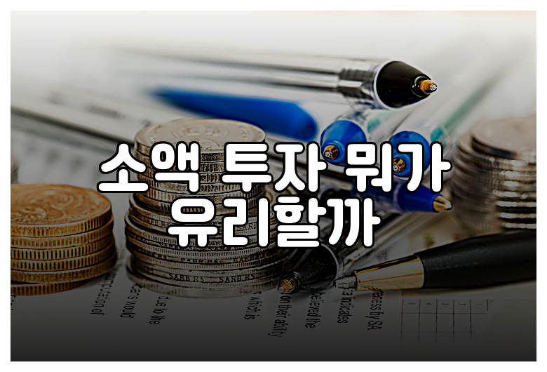 소액 투자 뭐가 유리할까