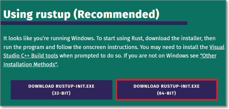  Windows에 Visual Studio Code + Rust 개발 환경 만들기