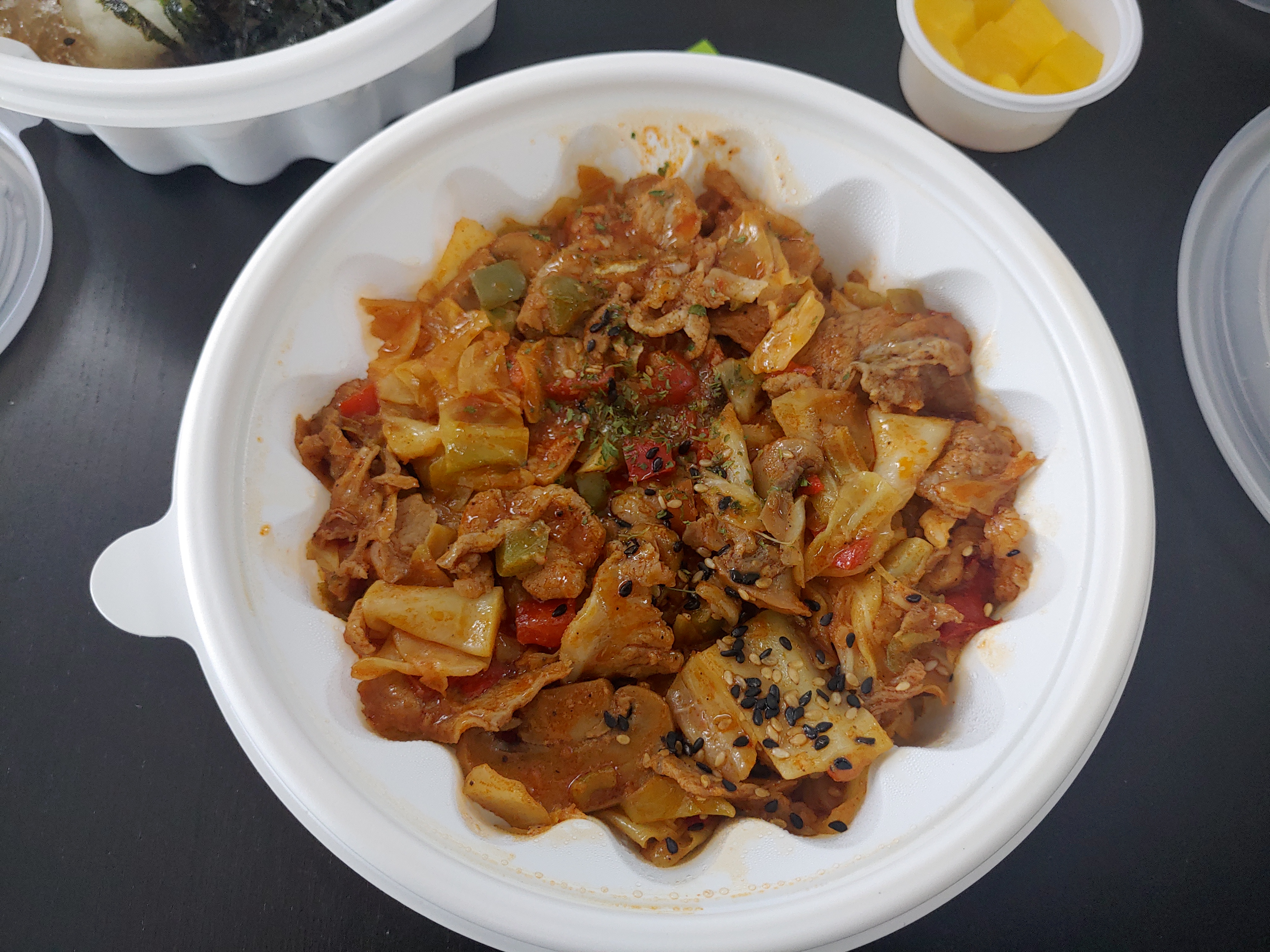  동인천 두남자의 볶음밥&냉모밀 제육덮밥 배달후기
