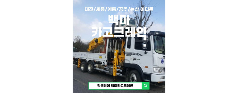 대전 유성구 크레인