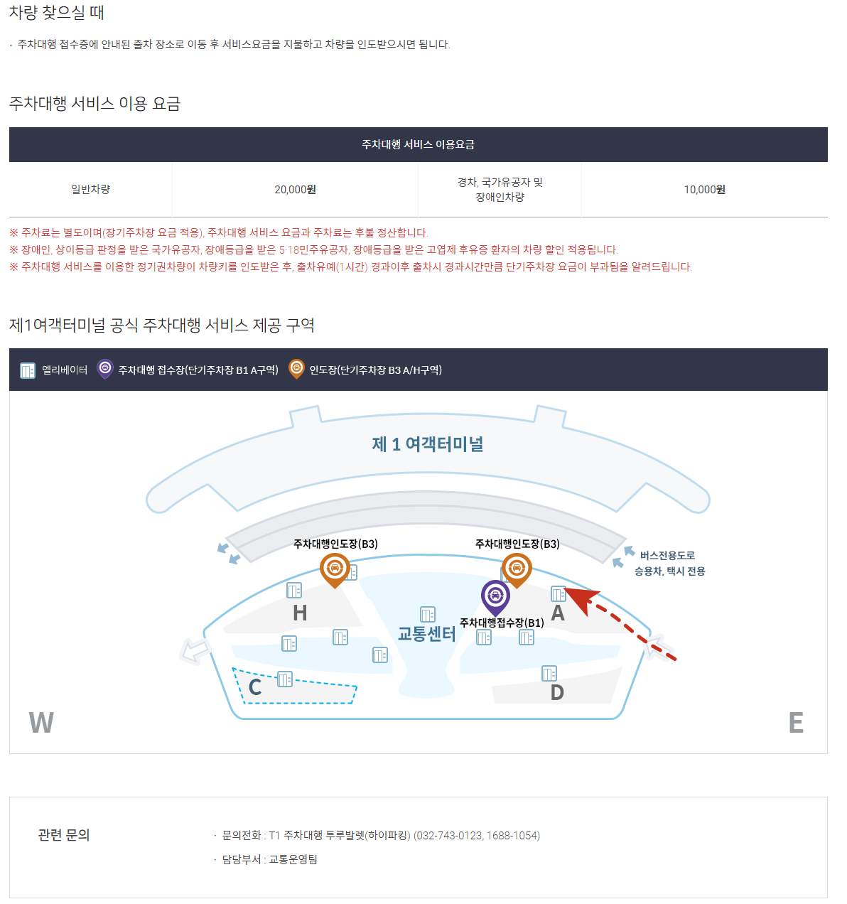 주차대행공식업체-차량찾을때