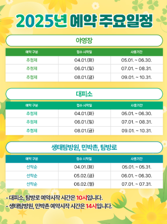 국립공원 예약시스템 이용방법