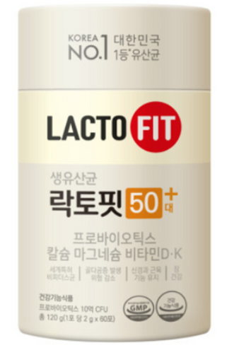 종근당건강 락토핏 50대+ 60포