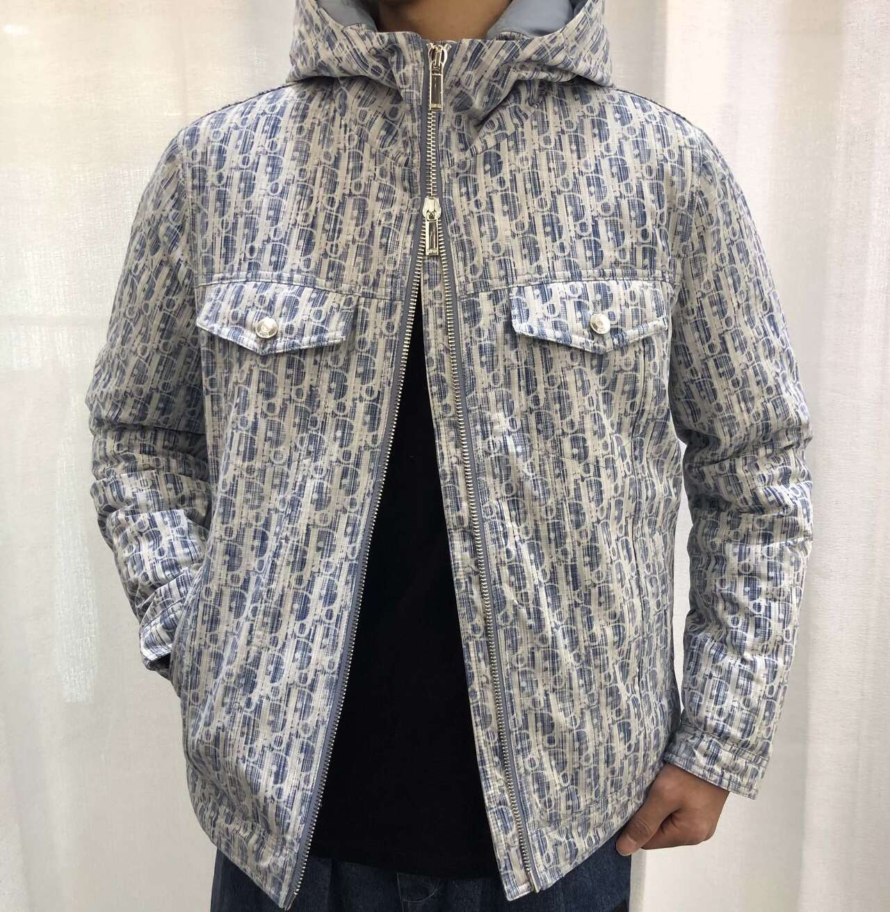  [DIOR] 디올 리미티드 오블리크 집업 다운 패딩 자켓