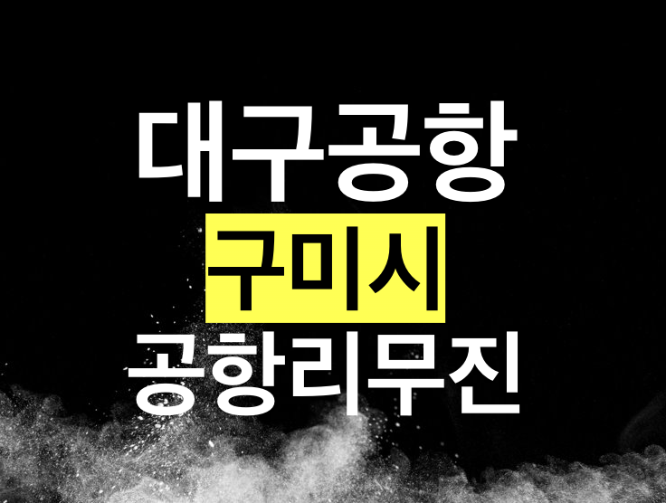  구미 대구공항 리무진 버스 / 시간표, 요금, 정류장, 예약하기