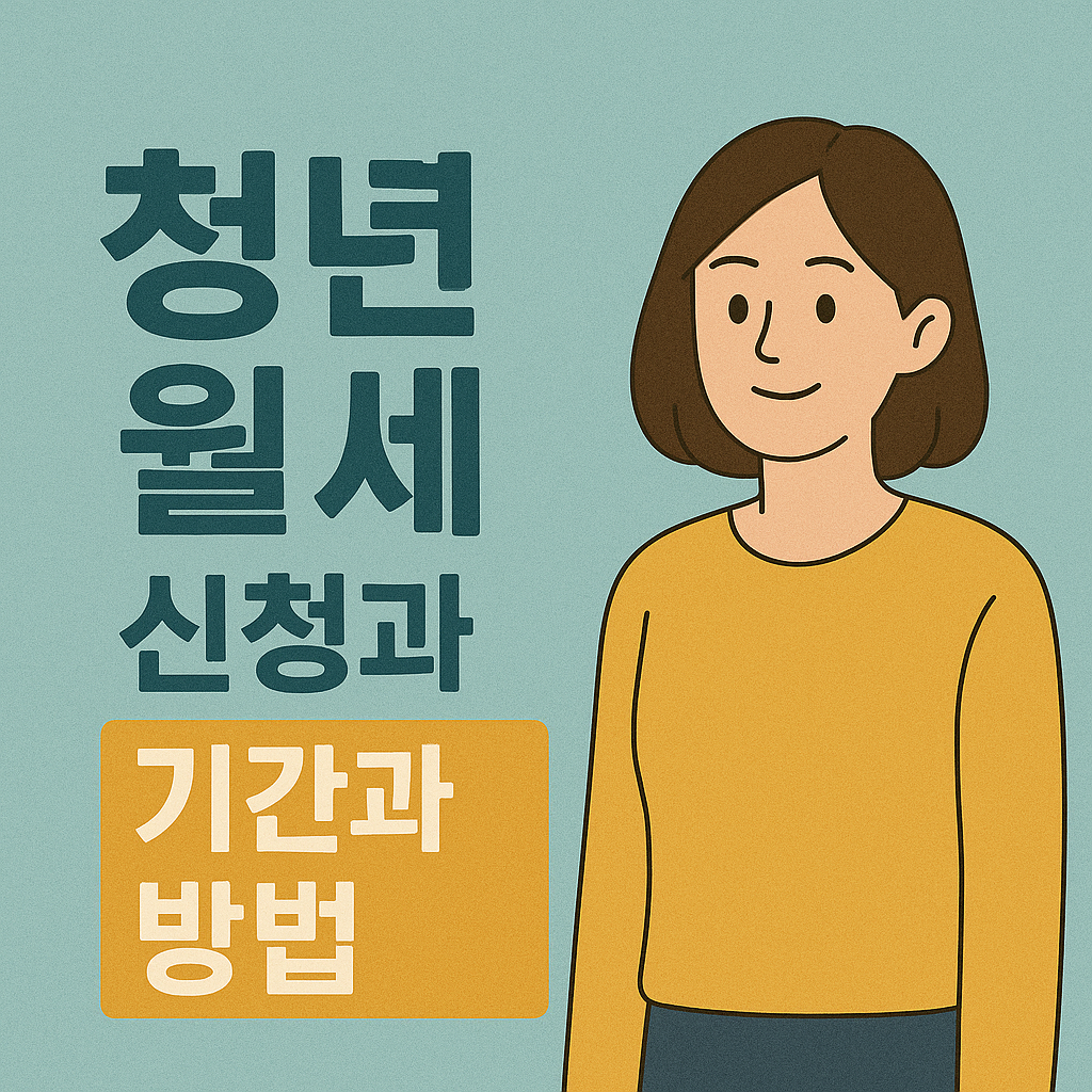 청년 월세 신청기간과 방법 이미지