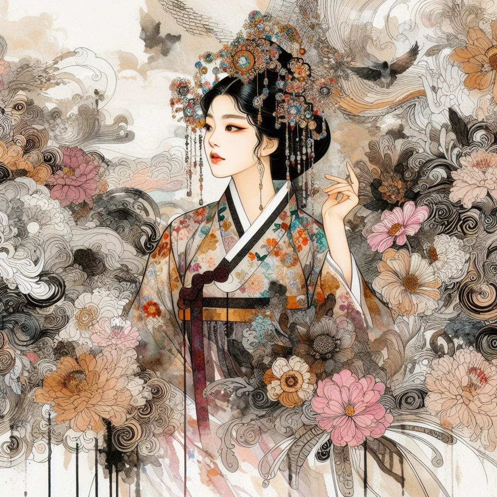 Korean ink painting - Sumukhwa 10