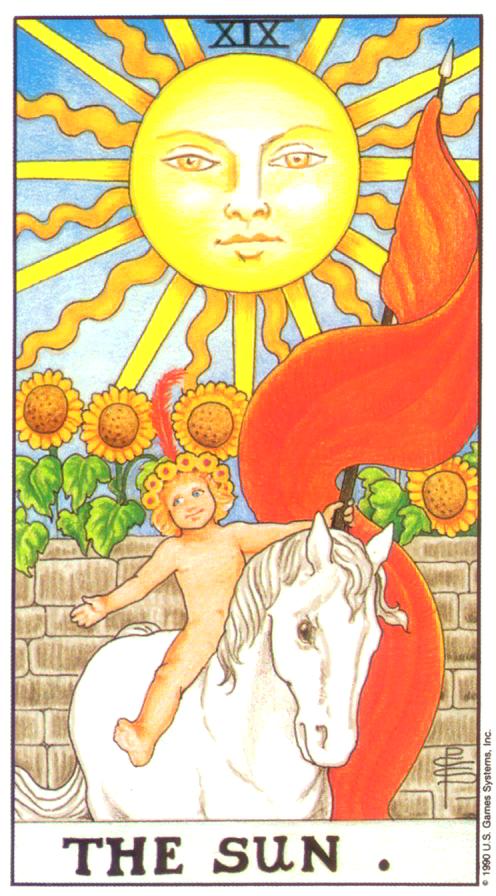  [메이저/정방향] 19. The Sun (태양) 해석/풀이/정리/키워드/원 카드 리딩