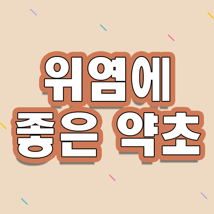 위염에 좋은 약초 위염에 좋은 6