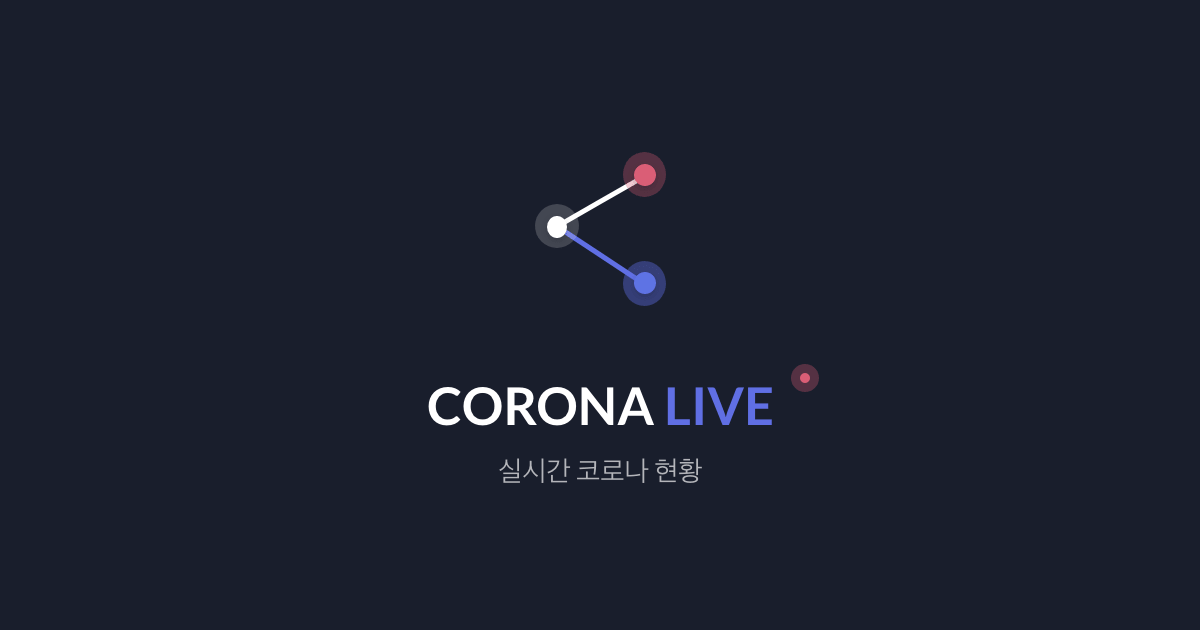  코로나 확진자 수 실시간 제공사이트 코로나 라이브