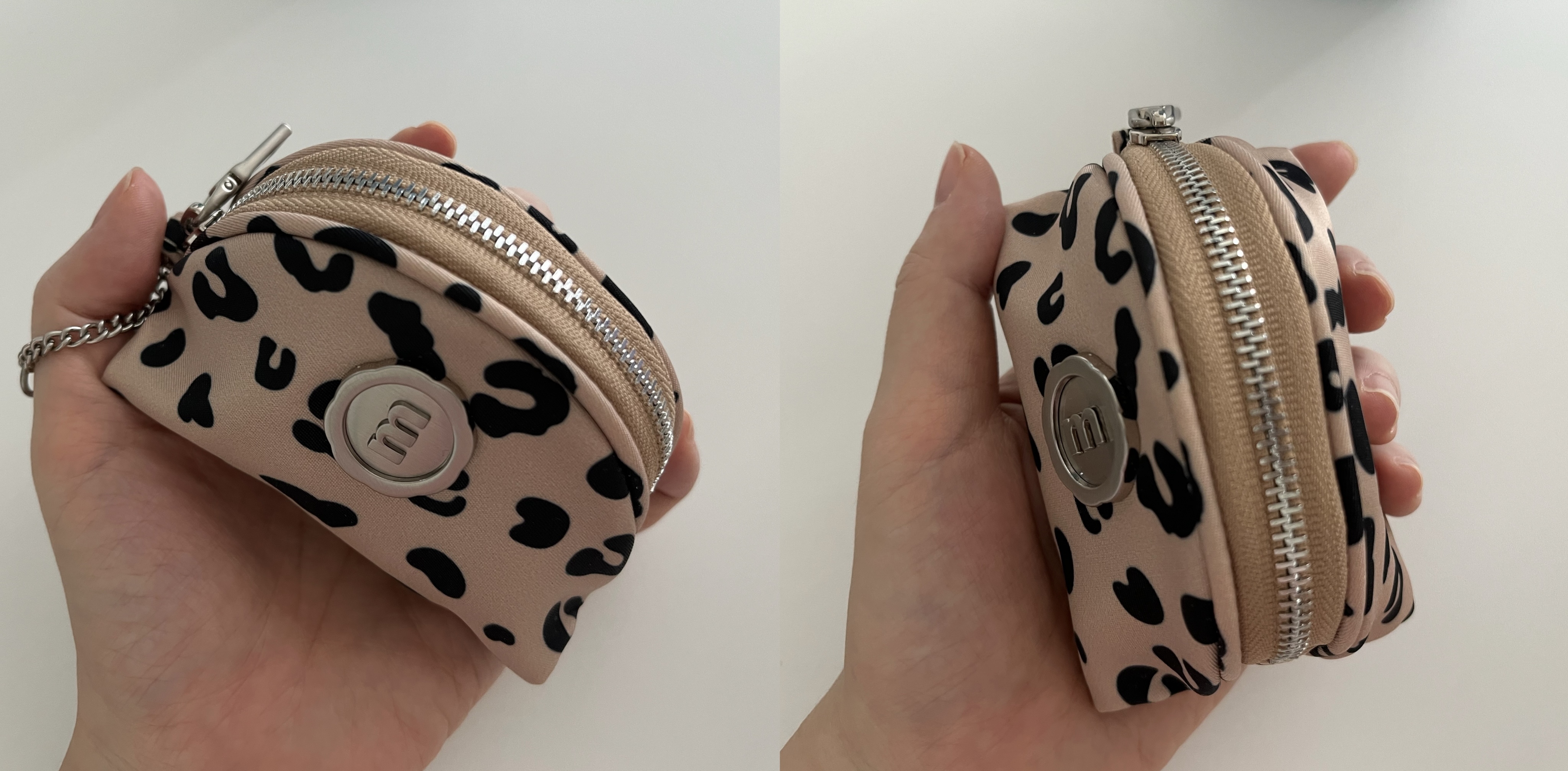 미닛뮤트-minitmute-미닛뮤트 파우치 키링-미닛뮤트호피파우치-미닛뮤트동전지갑-CLO POUCH KEYRING LEOPARD-클레파우치키링레오파드