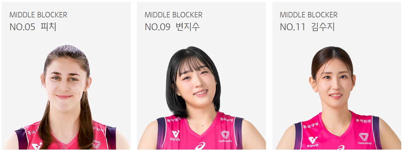 흥국생명 미들블로커