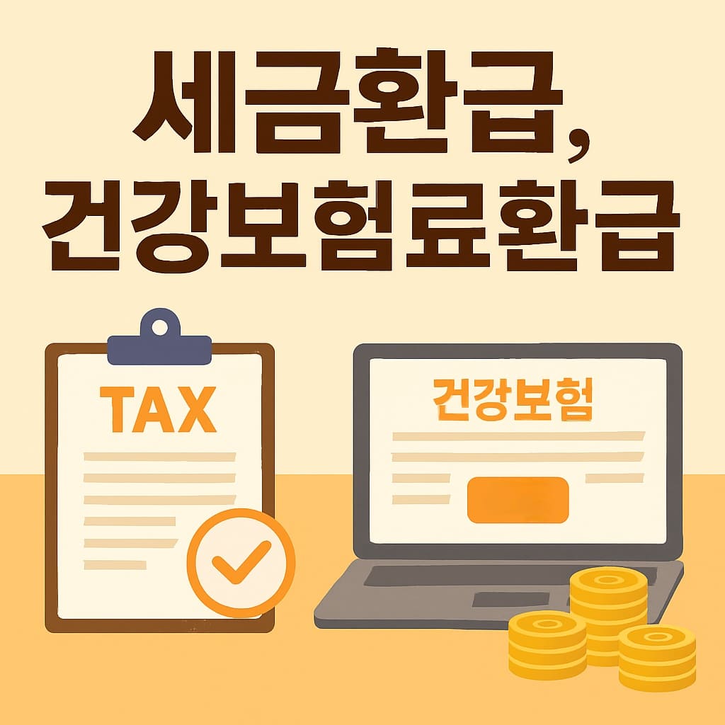 세금 환급과 건강보험료 환급, 놓치지 마세요!