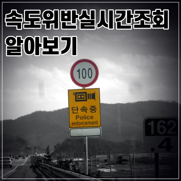  속도위반실시간조회 알아보기