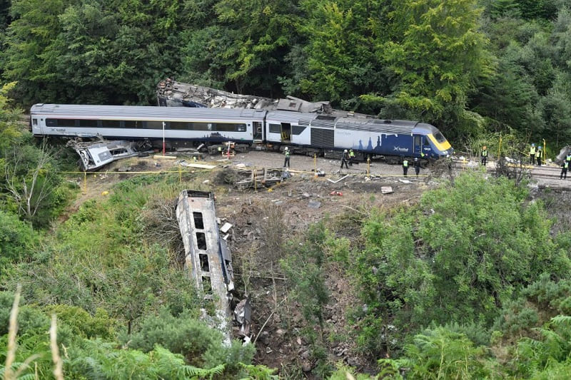  선진국의 열차사고 대처 방법 Network Rail reviews other projects after Stonehaven tragedy highlights design data gap
