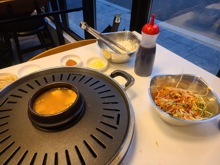 김포정육식당 상차림