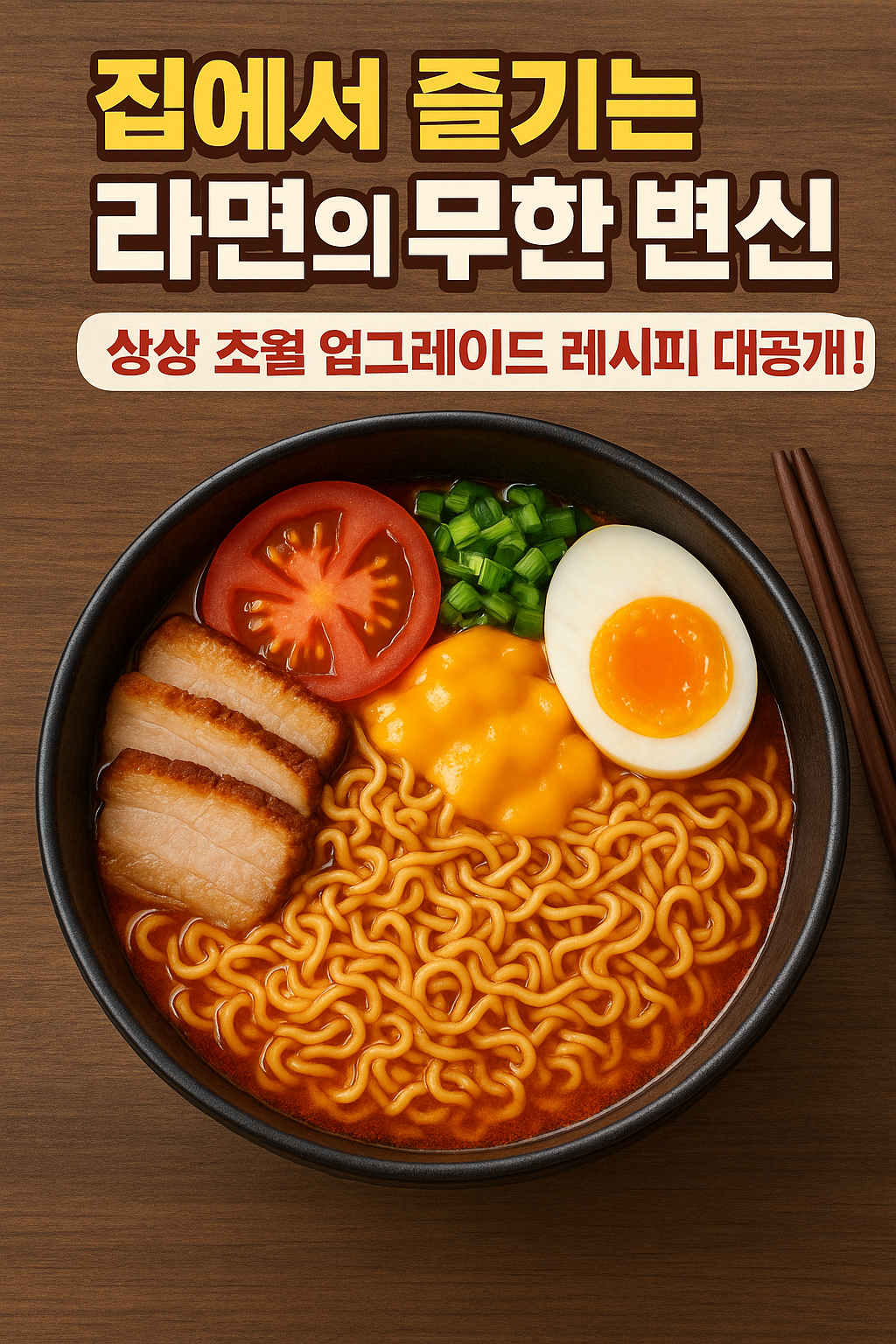 🍜 집에서 즐기는 라면의 무한 변신: 상상 초월 업그레이드 레시피 대공개!