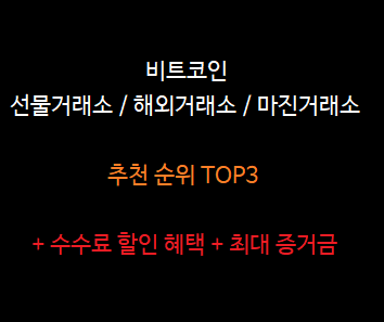  비트코인 선물거래소 추천 순위  TOP3 ( 2022 최신 버전 )