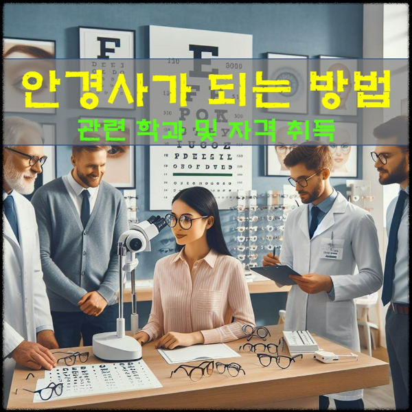 안경사 되는 방법