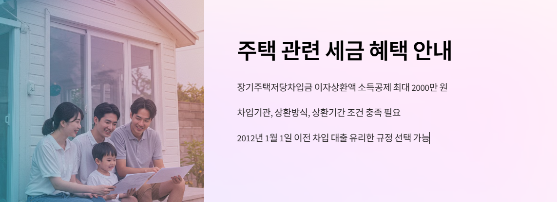 장기주택저당차입금 이자상황액 소득공제