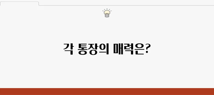 CMA 통장과 파킹통장의 차이점, 금리 비교로 알아보자!