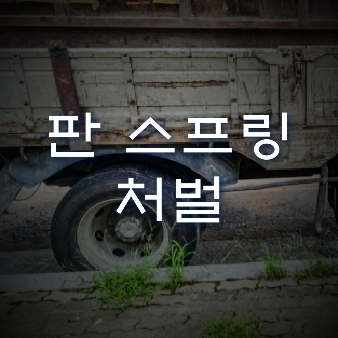 판 스프링 사고 처벌, 보상, 배상