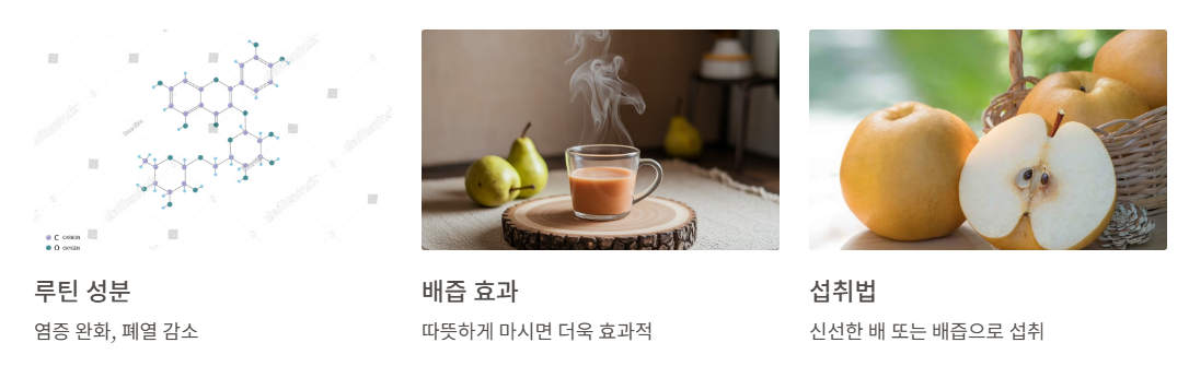 배 효능