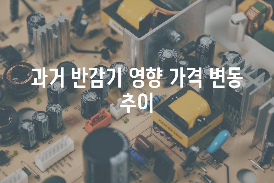 과거 반감기 영향| 가격 변동 추이