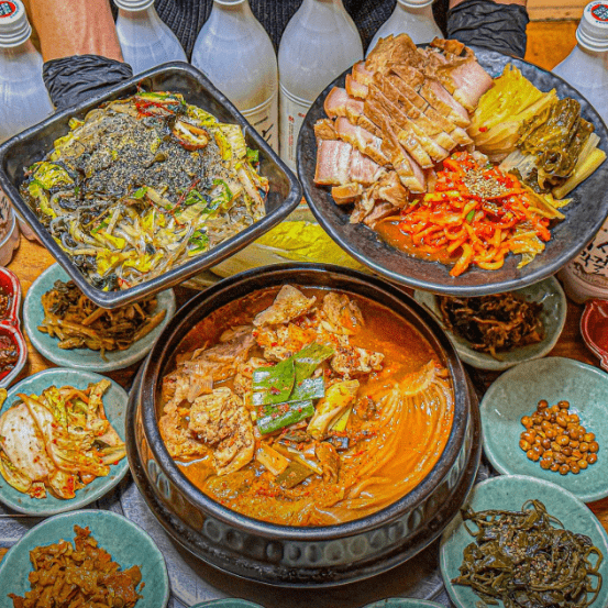 진천 맛집 &quot;농민쉐프의묵은지화련&quot; 음식