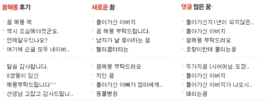 꿈해몽 무료 풀이 어디에서 꿈해몽 무료 풀이 어디에서