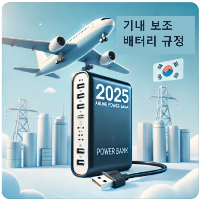 2025 항공사별 보조배터리 반입 규정 총정리 썸네일