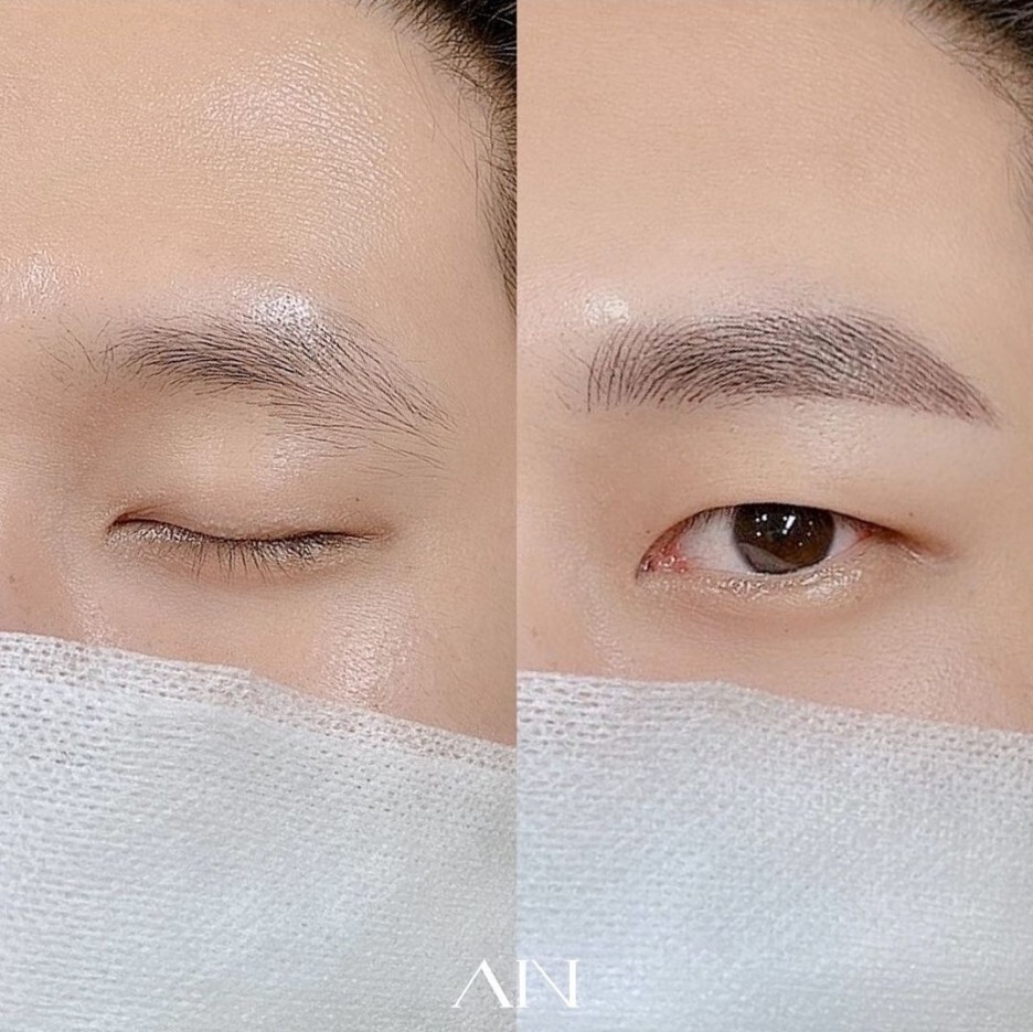  건대눈썹문신 남자눈썹 이미지가 달라져요 아인뷰티랩건대점에서는