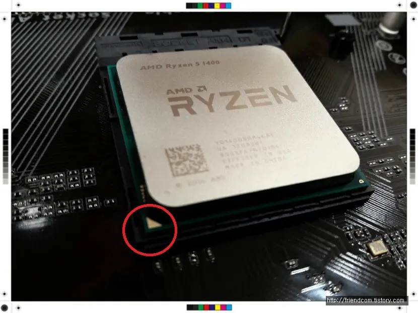 AMD 라이젠 CPU 장착법과 기본 쿨러 장착 방법 간단 소개 (레이스 스텔스 쿨러)