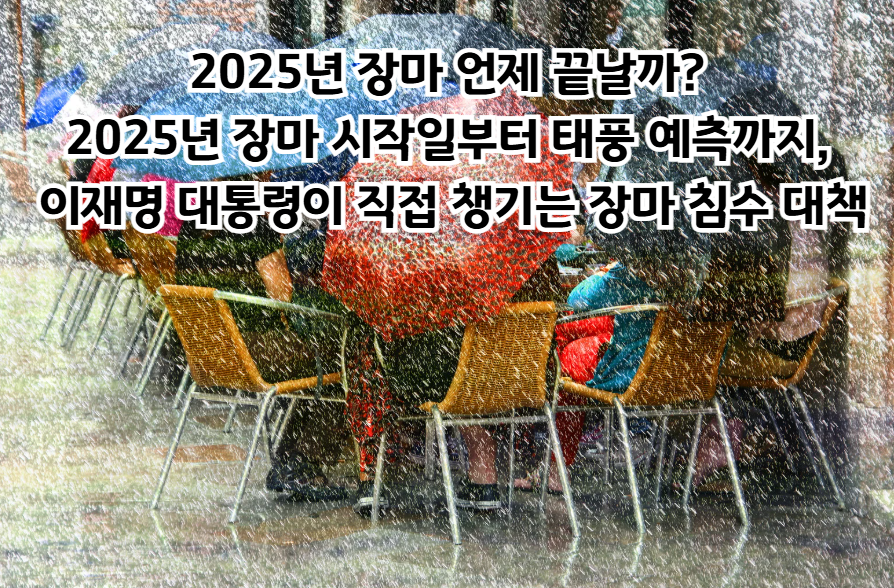 2025년 장마 태풍 동시 영향 가능성과 대비책 완벽 분석