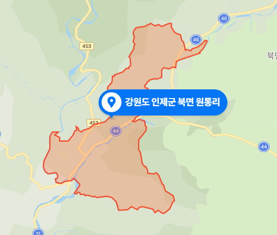  강원도 인제군 북면 원통리 원통오거리 화물차 3중 추돌사고 (2020년 12월 14일)