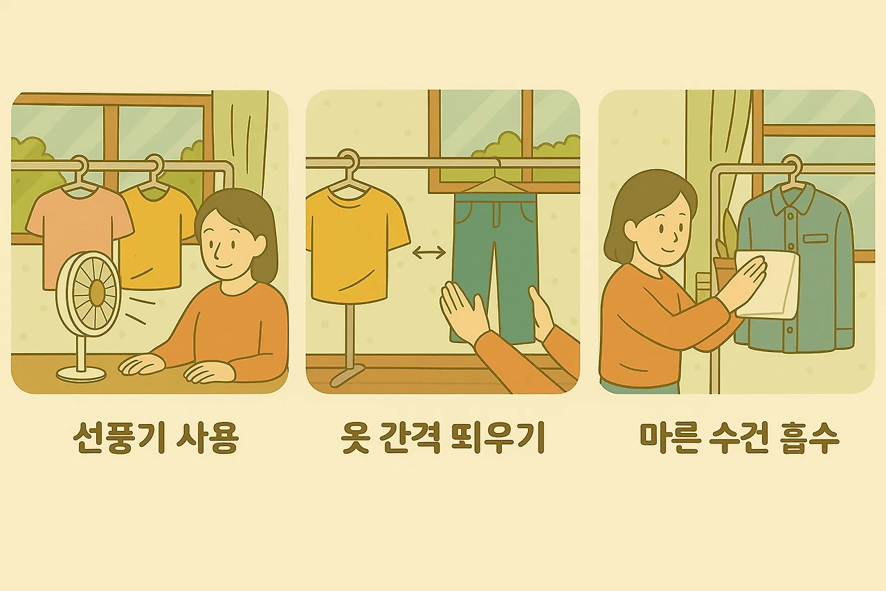 실내건조 꿀팁