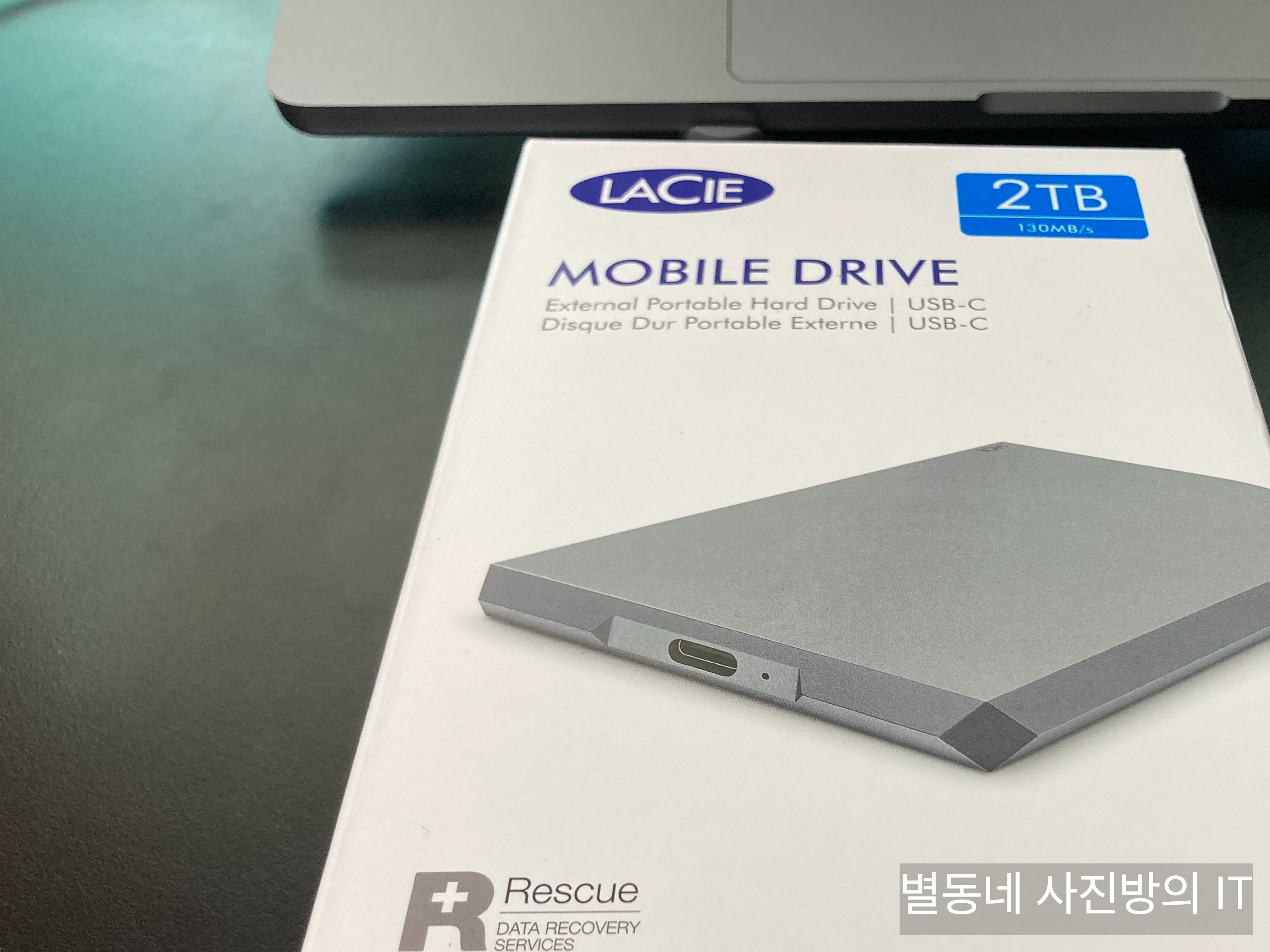  맥북을 위한 외장하드 - LaCie 2TB Mobile Drive External Hard Drive USB-C