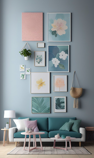 인테리어 페인팅 - 편안하고 행복한 기분을 느끼고 싶다면 1