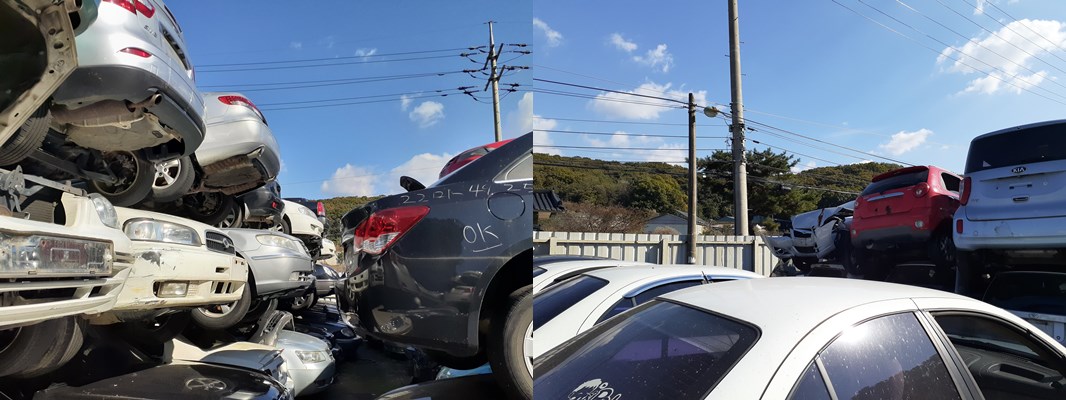  부산 폐차장에서 폐차가 처음이라면 어서 오이소