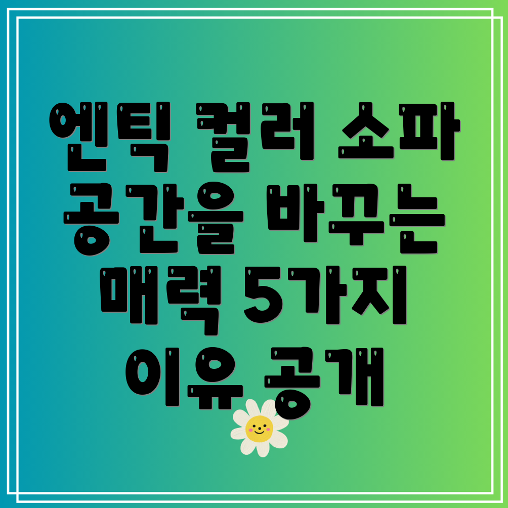 퍼니프랑tr25아이디1인엔틱컬러소파당신의공간을바꾸는5가지매력