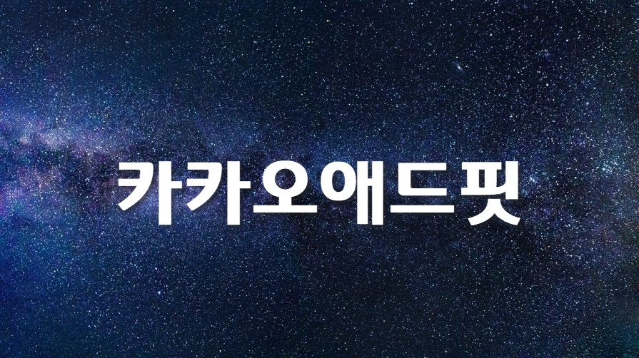 카카오애드핏(구, 다음애드핏) 고려중