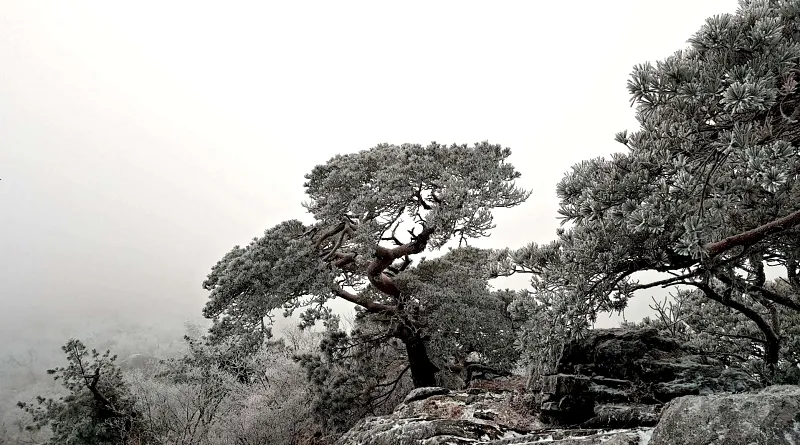 합천 가야산 설경