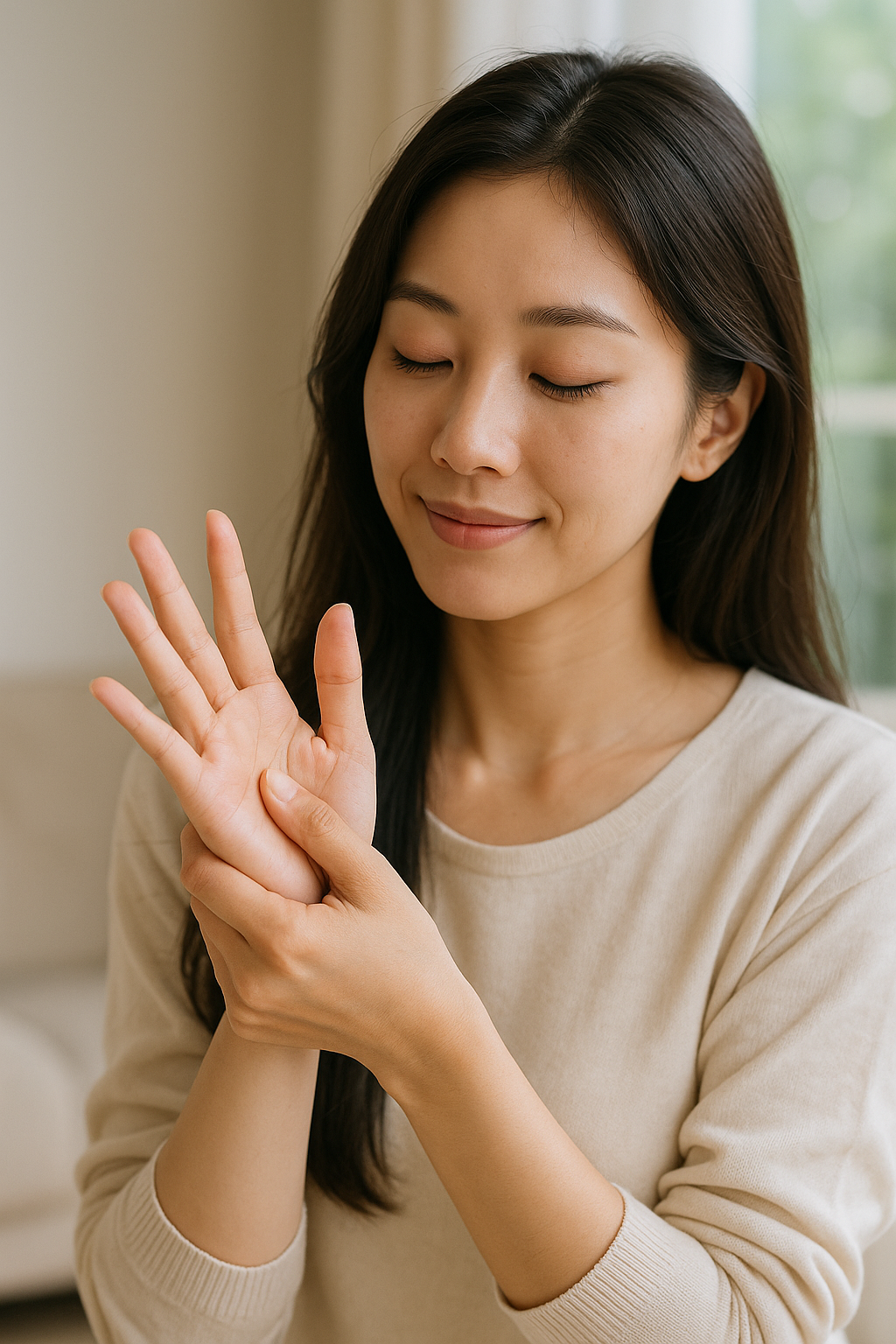 손 마사지의 놀라운 힘