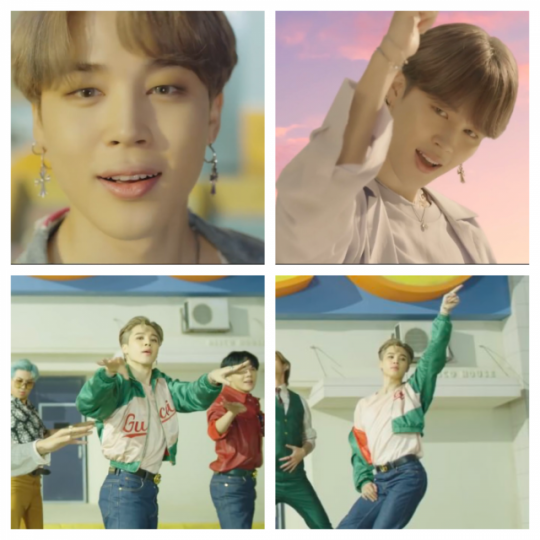  방탄소년단 지민 'Dynamite' MV 티저 속 '팔색조 매력'