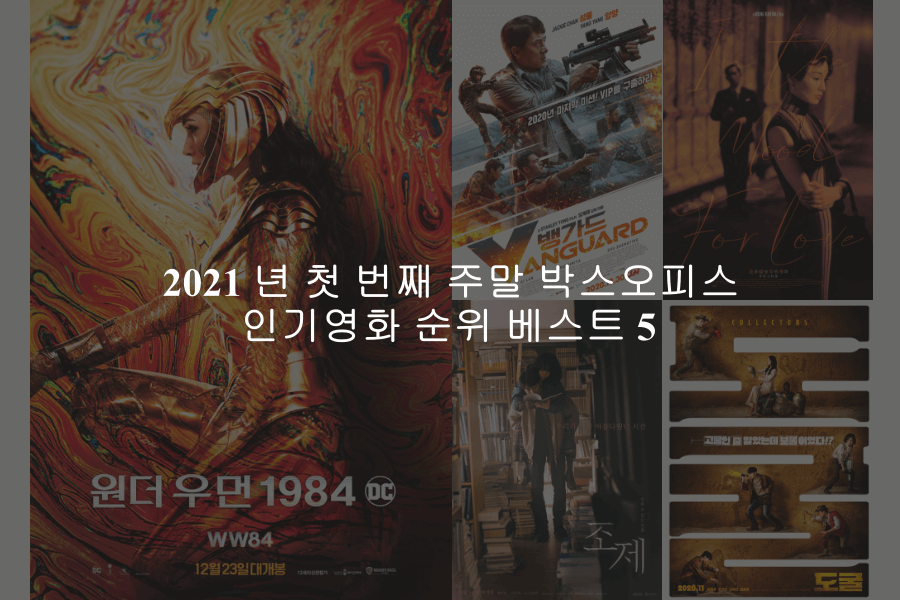  2021년 첫 번째 주말 인기 영화 순위 베스트 5
