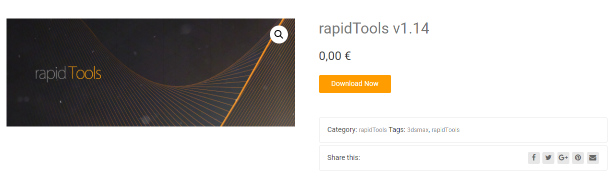 3ds max 무료 플러그인 스크립트 :: Rapid Tools