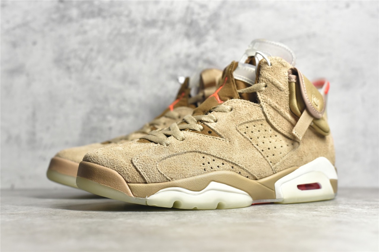  [NIKE x TRAVIS SCOTT] SG 나이키 X 트래비스 스캇 에어 조던6 레트로 SP 브리티쉬 카키 BRITISH KHAKI DH0690-200