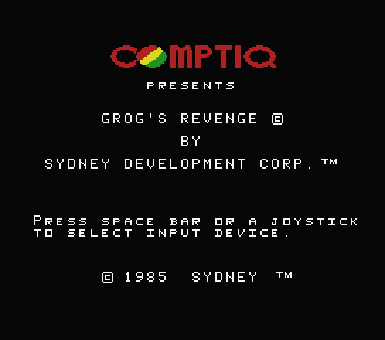  BC's Quest for Tires II Grog's Revenge - MSX (재믹스) 게임 롬파일 다운로드