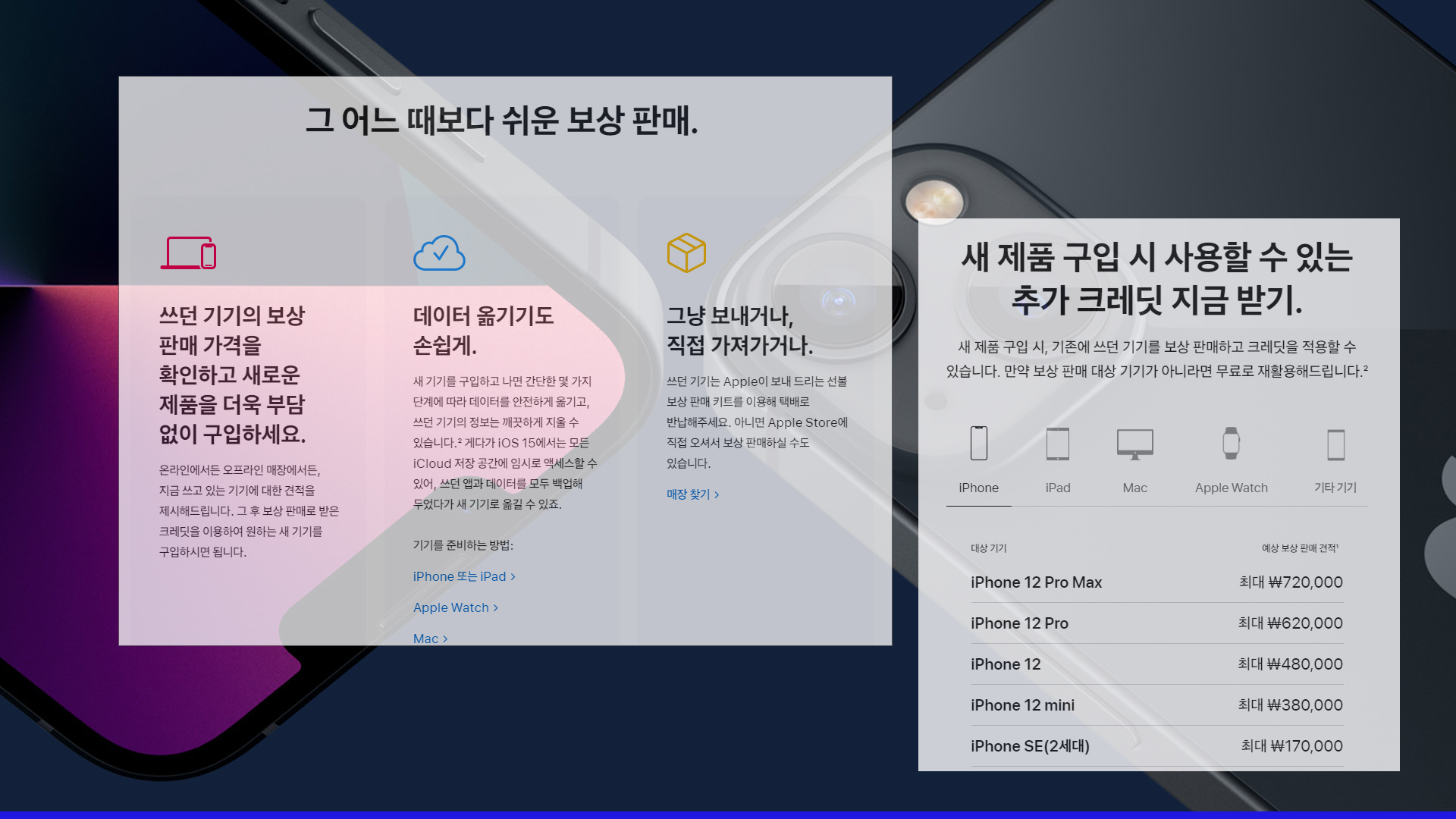  애플 보상 판매로 신제품 싸게 구입하는 방법